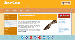 Desktop Screenshot of karate.snowcron.com